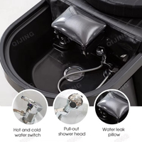 Base forte shampooing électrique lit Spa tête douche Table de Massage thérapie de l'eau lit shampooing Station personnalisable