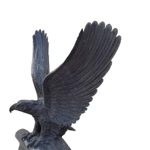 Home Decor Garden Benutzer definierte Tier figur Steins kulptur Große Adler-Statuen im Freien