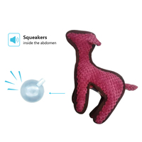 Jouets en peluche cerf pour animaux de compagnie, jouets mignons et doux pour chiots et petits chiens