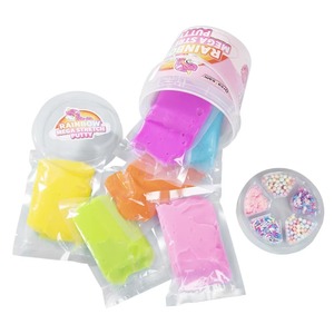New Arrivals Rainbow Mega Stretch Putty Fluffy Colorful <b>Slime</b> With Charms for Kids Play - Product Image 5