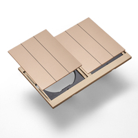 Interruptores y Enchufes de Pared WESA Ultrafinos con Botón Pulsador de 1/2/3 Vías, Enchufe Europeo de 1/2 Vía, Combinación Libre, Diseño Moderno de Lujo