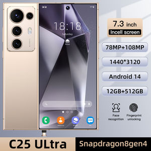 Téléphone portable 5G débloqué à bas prix 2026 C25 Ultra, grand écran de 7,3 pouces, 12 Go + 512 Go de stockage, double carte SIM en veille - Product Image 3