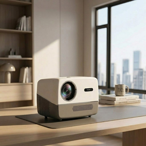 Proyector Sainyer <span class=keywords><strong>A6</strong></span> para el Hogar, Pantalla LCD 1080P, Android 12, WiFi 6, Corrección Trapezoidal Automática, Proyector Portátil para Películas al Aire Libre y Camping - Product Image 1