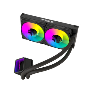 Tản nhiệt nước CPU LOVINGCOOL chất lượng cao 240mm AIO, đèn ARGB, PWM, tương thích với Intel LGA115X/1366/1700/2066, AM3+/AM3/AM2/AM4/AM5 - Product Image 2