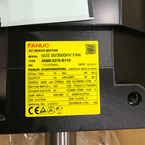 A06B-0276-B110 Fanuc มอเตอร์เซอร์โว AC สำหรับเครื่อง CNC ชิ้นส่วน PLC ของแท้ใหม่ - Product Image 2