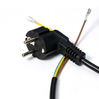 H05VV Gummi- und PVC-Stromkabel 16 Ampere 250V Mit Dreipoligem Europäischem Stecker und IEC 320 Buchse für Haushaltsgeräte