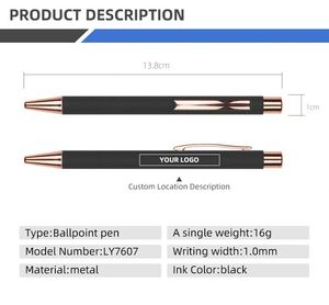 Stylo de luxe personnalisable en métal haut de gamme pour signature, souvenir d'entreprise - Product Image 5