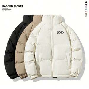 Hot Sale Oversized Plus Size Winter Puff Thick Warm Men's Custom Logo Bubble Clothes Men Puffer <b>Jacket</b> - Product Image 2
