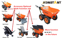 Mini Dumper con Tracción en las 4 Ruedas y Capacidad de Carga de 250 kg