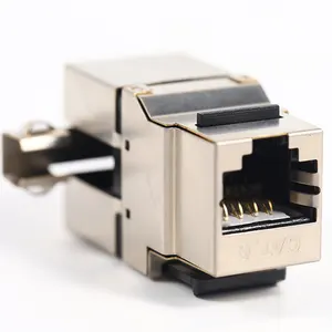 Rj45 Cat5e Cat6 Cat6a FTP STP Network Keystone Jack For Lan Cable Keystone Jack Rj45 Inline Coupler