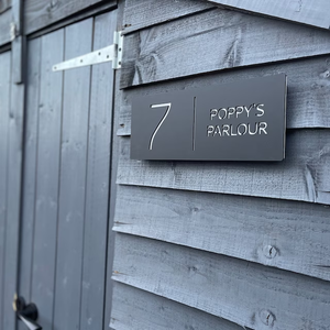 Autocollants modernes pour numéros de <span class=keywords><strong>maison</strong></span> Lowes, numéro en métal 2D à l'apparence flottante, numéro de <span class=keywords><strong>maison</strong></span> - Product Image 5