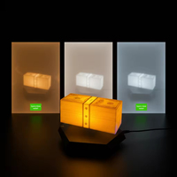 Lampe à monnaie magnétique à lévitation - Lumière LED flottante en forme de dollar, Décoration de salle de jeu, Veilleuse RVB