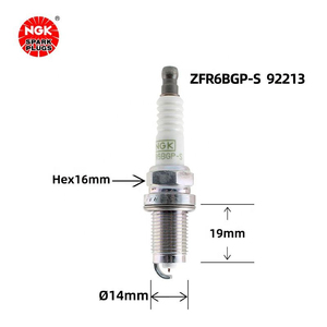 Bougies d'allumage NGK Platinum ZFR6BGP-S 92213 pour Accord Fit, prix direct usine - Product Image 6