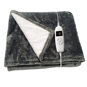2025 produit tendance ETL 50x60 ''<span class=keywords><strong>couverture</strong></span> <span class=keywords><strong>chauffante</strong></span> électrique en flanelle super confortable avec 8 réglages de temps contrôleur détachable - Product Image 3