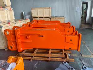 Martillo hidráulico <span class=keywords><strong>silencioso</strong></span> para cabezales de cucharones de excavadoras. Trituradora de rocas de bajo ruido. Equipo de demolición de edificios. - Product Image 2