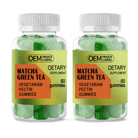 Gummies véganes pour adultes au Matcha, Ashwagandha, Superfruits, Mousse de mer, Vitamine C, Baies d'églantier, Biotine, Vinaigre de cidre de pomme et Collagène