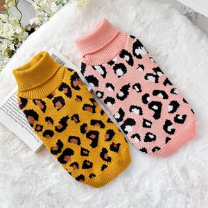 Sweater hewan peliharaan, Sweater hangat motif macan tutul untuk anjing dan kucing jaket pakaian hewan peliharaan untuk anak anjing kucing anjing Sweater - Product Image 4