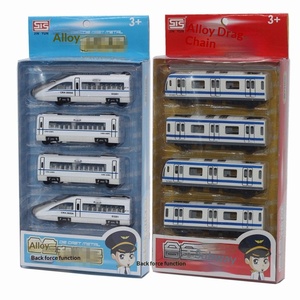 Set <span class=keywords><strong>di</strong></span> Auto in Metallo, Modellini Tascabili <span class=keywords><strong>di</strong></span> Autobus, Treni, Metropolitana e Treni ad Alta Velocità con Connessione Magnetica, <span class=keywords><strong>Scala</strong></span> 1:32 - Product Image 1