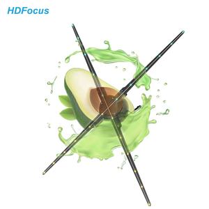 พัดลมโฆษณา LED 3 มิติ 4 ปีก ขนาด 1 เมตร อุปกรณ์แสดงผล 3 มิติเชิงพาณิชย์ รับผลิตแบบ OEM สำหรับการใช้งานในร่ม เช่น การศึกษา - Product Image 1