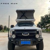 Auvent de camion intégré en aluminium souple avec lit escamotable pour Toyota Tacoma Ford F350 Ranger pour les voyages en tout-terrain