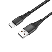 Kabel Pengisian Daya Nylon 3-in-1 USB Type-C & Micro USB Magnetik 3A Pengisian Cepat untuk Pemindai Barcode Printer Komputer Perangkat IOS