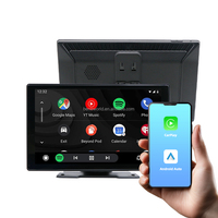 GPS para Auto Portátil de 9 Pulgadas, Navegación Estéreo con Pantalla Táctil HD, GPS Integrado, Carplay Inalámbrico, Android Auto, Montaje en el Tablero, OEM