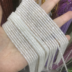 Perline Sfaccettate in Zirconio Multicolore 2*3mm, Filo di Perle Sciolte per Gioielli e Collane - Product Image 3