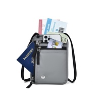 Dompet Paspor Anti Air untuk Perjalanan, Dilengkapi RFID Blocking, Multifungsi
