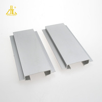 ZHONGLIAN — fabrication moderne de moulage par injection, en alliage carré, profil en aluminium pour armoire murale