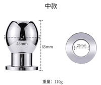 Pour Femme, Jouets Sexuels : Tunnel Anal Creux, Tête de Lavement, Plug Anal, Dilatateur pour l'Expansion et la Stimulation, pour Nettoyage Vaginal et Anale
