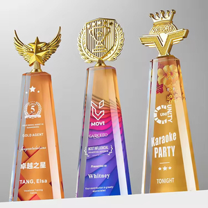 Nuevos Trofeos Ecológicos de Oro, Plata y Bronce, Impresos con UV, Pulidos, Personalizados para Venta, Competiciones, Deportes, Juegos, Premios de Canto - Product Image 4
