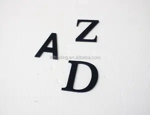 亚克力小字母墙贴婚庆储物装饰亚克力信箱塑料黑色透明3d标牌亚克力字母