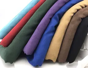 Tissu à tricoter en chaîne de haute qualité tissu en daim extensible pour vêtements