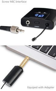 Fábrica de UHF inalámbrico de auriculares/solapa micrófonos con USB para computadora portátil maestro - Product Image 6