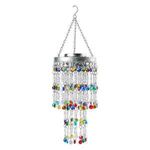 <b>Solar</b> <b>Powered</b> <b>String</b> <b>Lights</b> Outdoor Waterproof Acrylic Creative Pendant <b>Lights</b> For Night Market Camping Proposal Engagement - Product Image 3