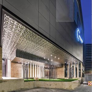 S98カスタマイズ201 304 316ステンレス鋼真鍮パネルカラー天井壁装飾ステンレス鋼水波模様シート - Product Image 2