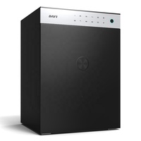 Caja fuerte de huellas dactilares con cerradura electrónica digital Caja fuerte de acero sólido Oficina Hogar Hotel Negocios Caja fuerte antirrobo