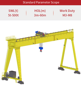Grúa de Contenedores de Servicio Pesado de 35t, 45t, 50t, Grúa Pórtico RMG para Manejo de Contenedores en Patio de Contenedores - Product Image 6