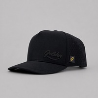 Gorra de Béisbol al por Mayor de 5 Paneles con Parche de Silicona, Perforaciones Láser, Transpirable, Sin Estructura, Personalizable con Marca, Tipo Snapback