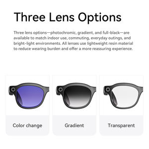 Lunettes intelligentes AI3 BT AI avec caméra HD 4K, batterie 270 mAh, lumière bleue 800W, anti-tremblement, double microphone et suppression du bruit - Product Image 4