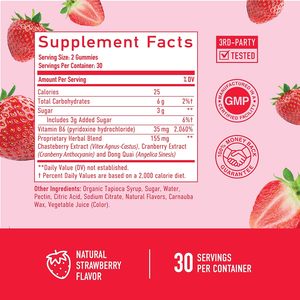 Ventes en gros de gommes vitaminées PMS végétaliennes pour femmes, gommes pour les douleurs menstruelles pour soutenir l'équilibre hormonal et soulager les crampes - Product Image 2