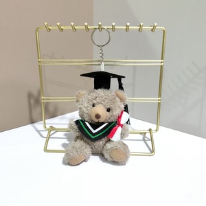 Peluche laurea orsacchiotto portachiavi Peluche Peluche Mini Charm carino orsacchiotto di Peluche portachiavi orsacchiotti all'ingrosso bambola di laurea - Product Image 3