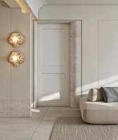 Porte Shaker classique américaine minimaliste Chantadoor en bois massif + MDF + polymère PVC, finition intérieure, isolation acoustique, ouverture latérale 1