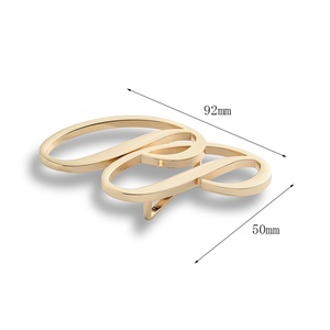 Cadeau souvenir promotionnel, design personnalisé, boucle de ceinture en alliage de zinc, métal de luxe, or - Product Image 5