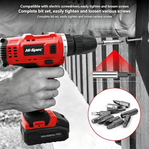 50 Piece Hss Twist <b>Drill</b> <b>Bit</b> Set Metric Jobbers Length Hex Shank For Nonferrous Metals <b>Wood</b> Cement Drilling - Product Image 5