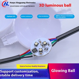 Bola luminosa 3D <span class=keywords><strong>de</strong></span> 360 grados con cuerdas <span class=keywords><strong>de</strong></span> luz LED Ambiente romántico Decorativo IP67 Clasificación excelente para el hogar o la oficina - Product Image 4