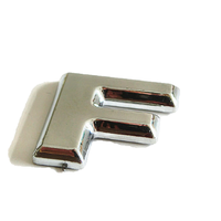Emblème de badge chromé pour voiture avec lettres anglaises