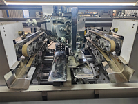 Machine semi-automatique de piquage de boîte en carton ondulé à joint double pièce par ordinateur