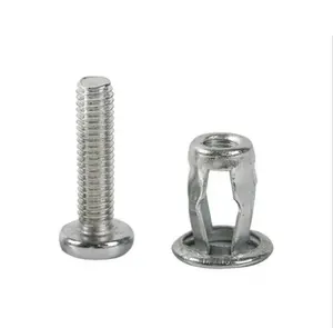 Threaded Insert Nuts M6 Zinc Plated Steel Blind Jack Nut Threaded Insert Nuts Nut Inserts Jacknut