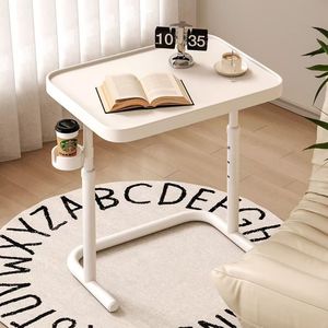 Escritorio de ordenador pequeño y duradero portátil para oficina en casa, mesa plegable Popular con portavasos, almacenamiento conveniente, fácil de plegar - Product Image 5